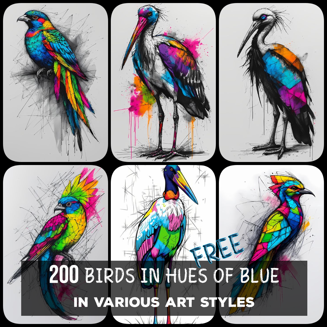 blue bird digital art, bird illustration bundle, bird wall art printable, abstract bird art, watercolor bird artwork, stained glass bird art, folk art birds, modern bird designs, high resolution bird images, bird clipart pack, sublimation bird bundle, nat