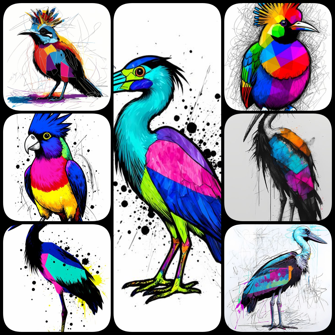 blue bird digital art, bird illustration bundle, bird wall art printable, abstract bird art, watercolor bird artwork, stained glass bird art, folk art birds, modern bird designs, high resolution bird images, bird clipart pack, sublimation bird bundle, nat