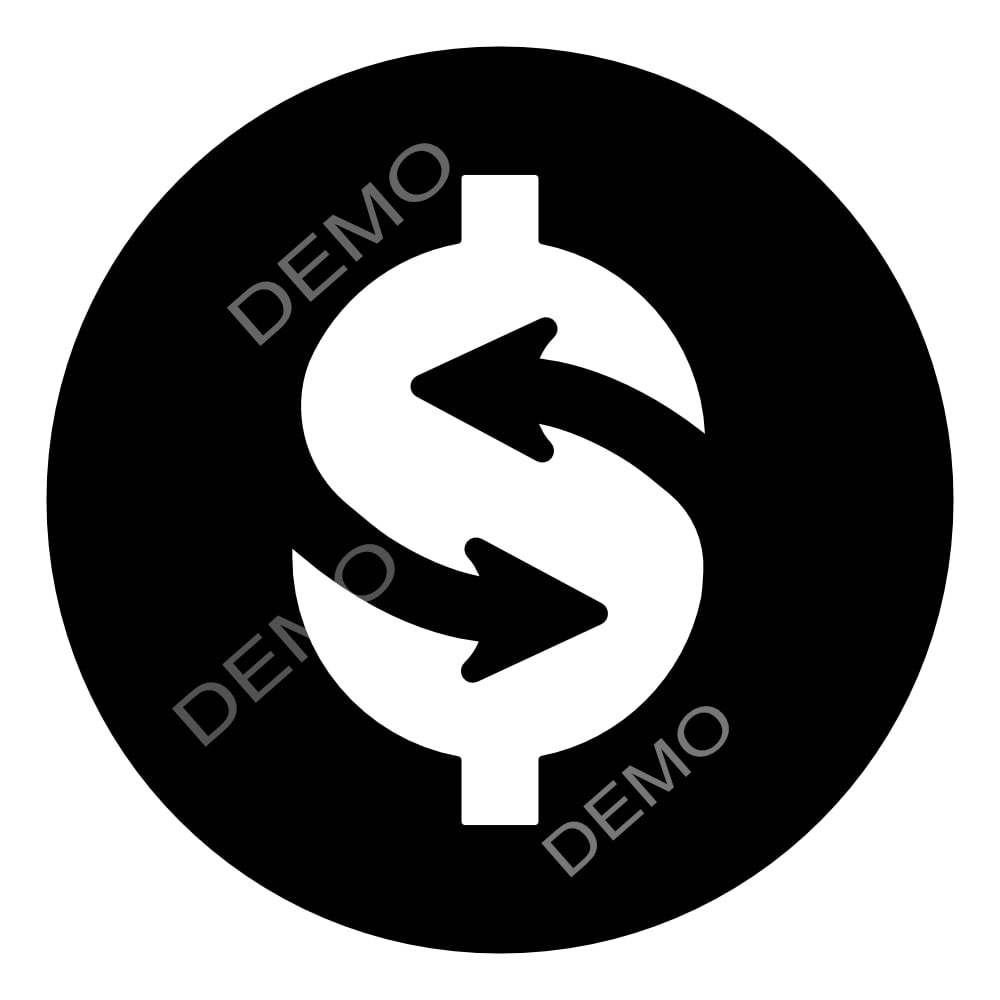 money transfer symbol