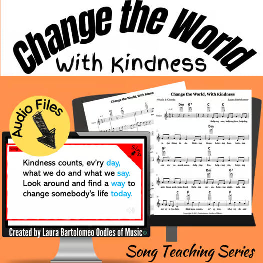 Song ”Change the World, With Kindness” Based on Amanda Gorman's "Change Sings"