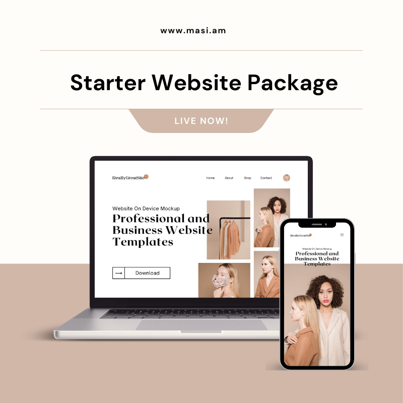 Starter Website Design Armenia | MASI.AM