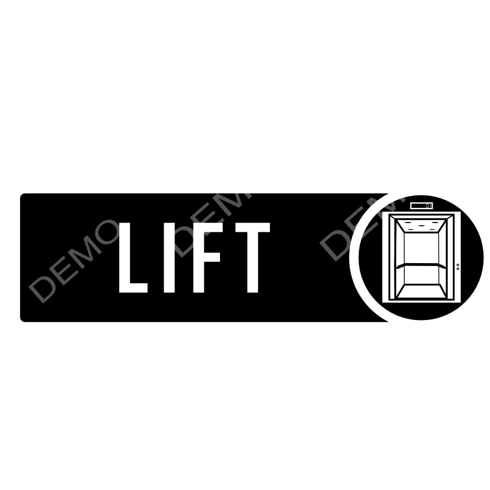 Lift sign,  Dementia Friendly Sign