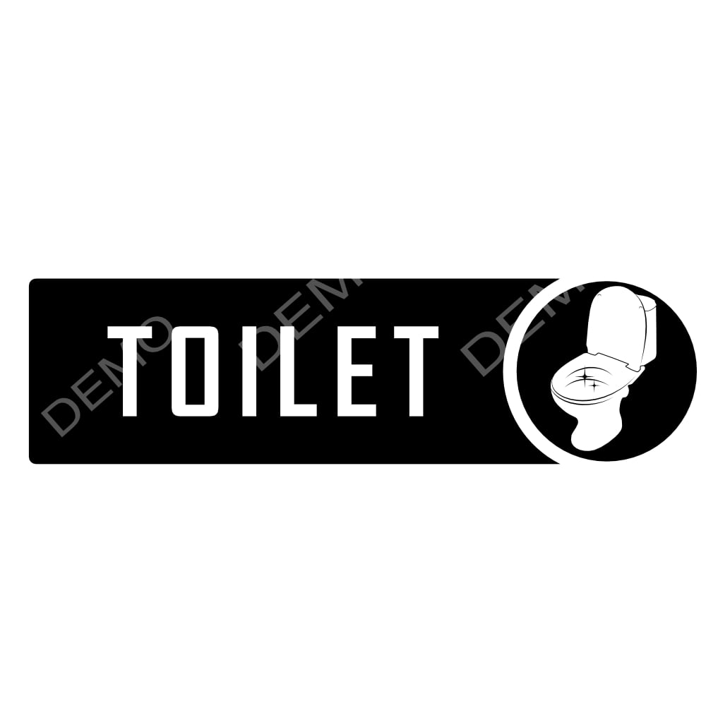 Toilet sign,  Dementia Friendly Sign