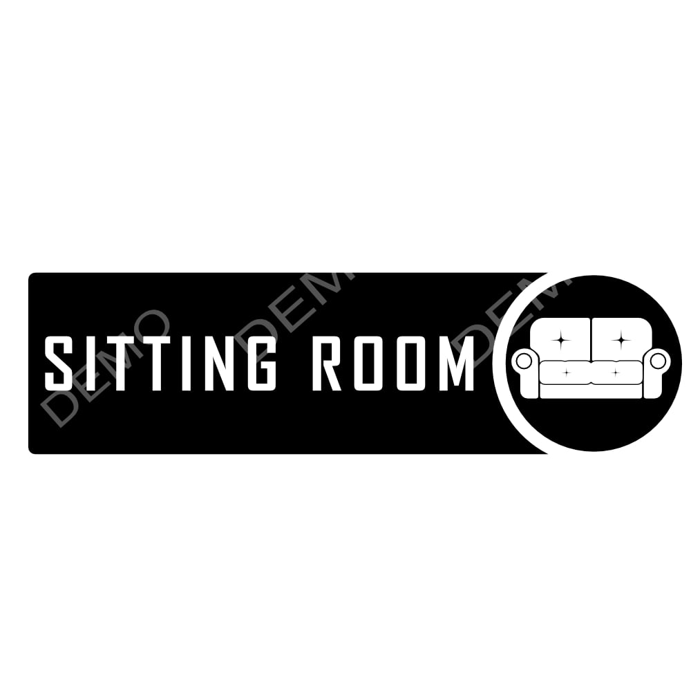 Sitting Room sign,  Dementia Friendly Sign