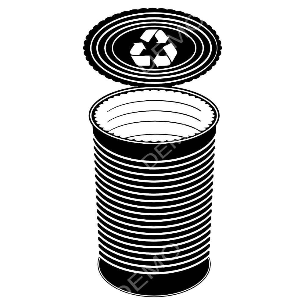Cans and Tins Recycling Sign