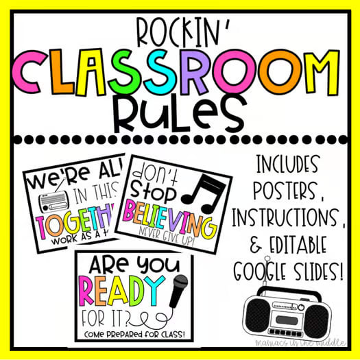 Music Classroom Rules