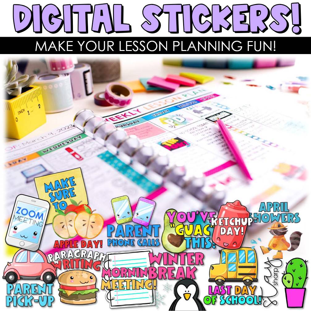 Editable Teacher Planner | Teacher Binder 2025-2026 | Back to School