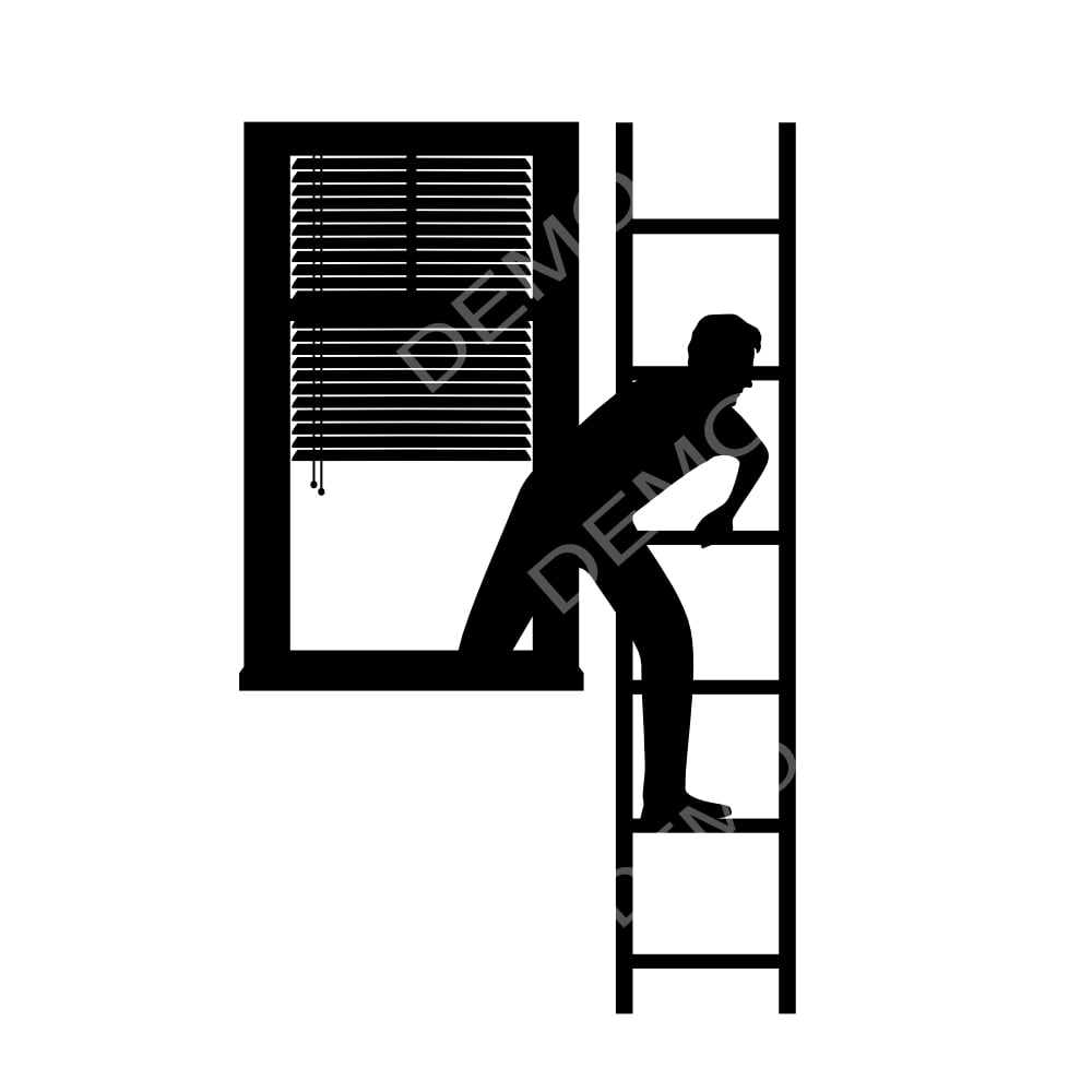 Fire Exit  from window Safety Sign