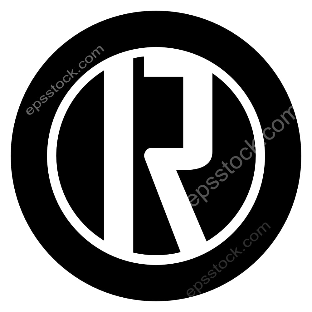 R geometric logo