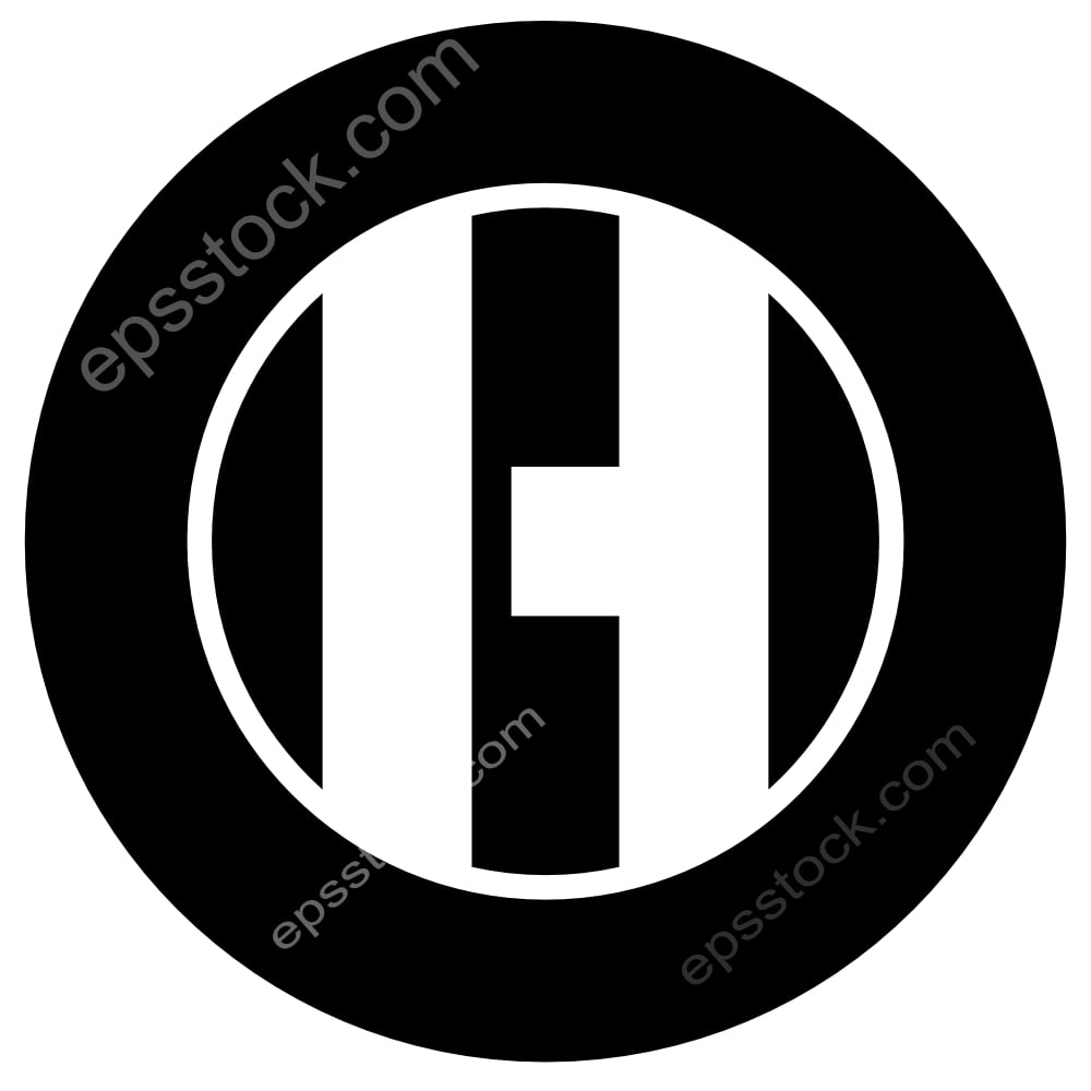 H geometric logo