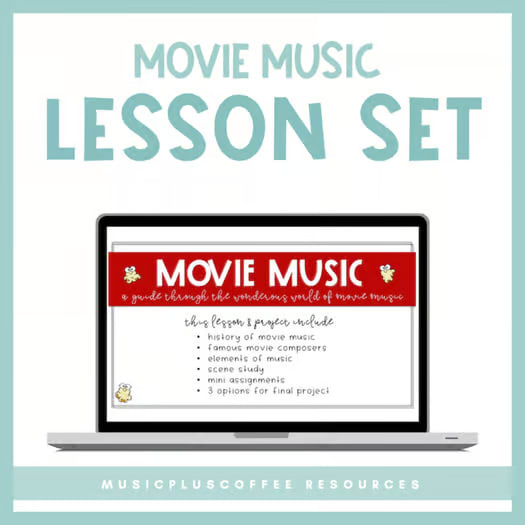 Movie Music - Lesson & Project for Google Slides™ | Distance Learning