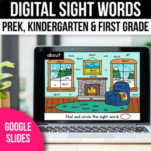 Heart Words Sight Words Activities Flash Cards I the a List First Grade K Prek