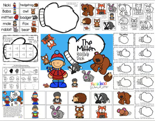 The Mitten Retelling Pack