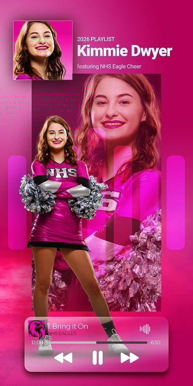 Playlist, Photoshop Design, Layered Template, Sports, Volume, Seniors, Team Photos, Photo Day, Schools, T&I, Epic, Modern, Clean