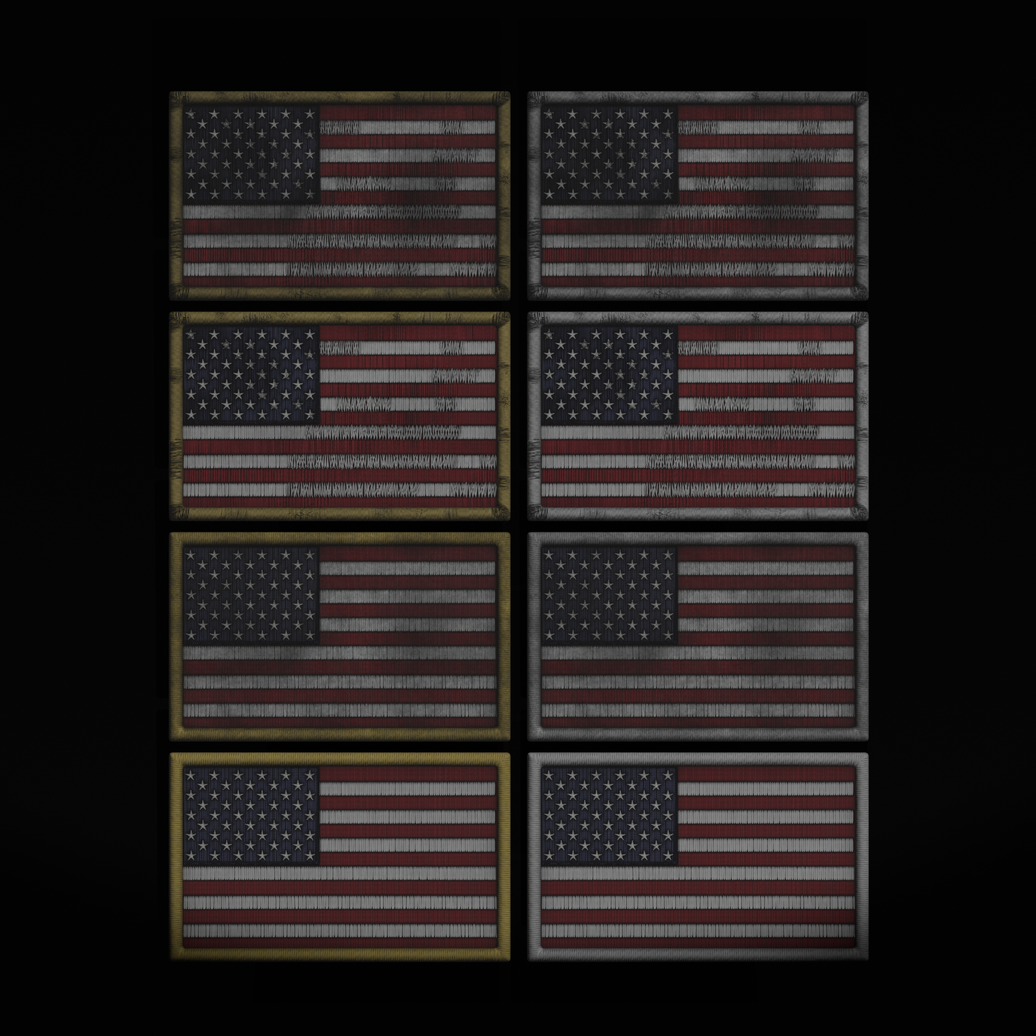 US Flag Patch Pack - Payhip