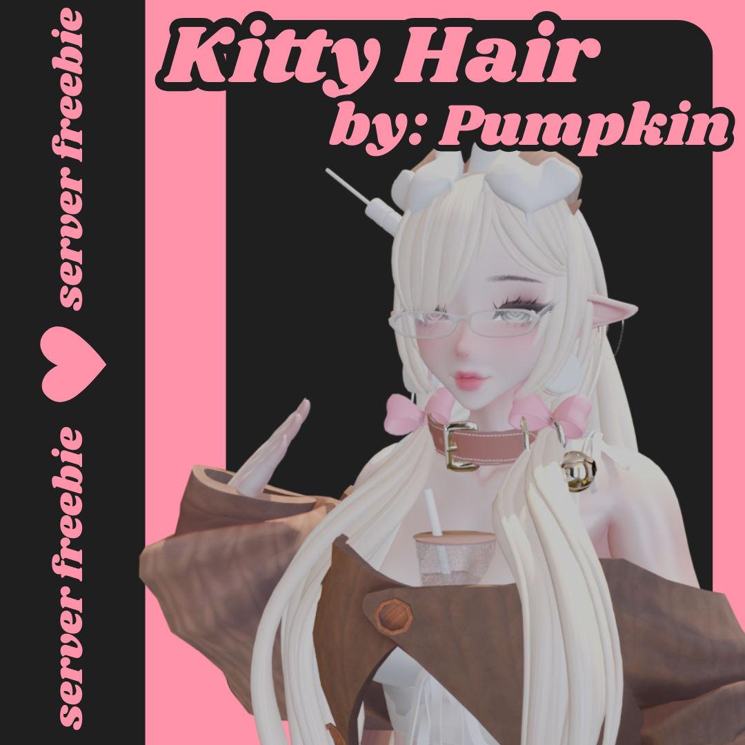 ๋࣭ ⺌Kitty Hair⺌ {Server Freebie}  ๋࣭