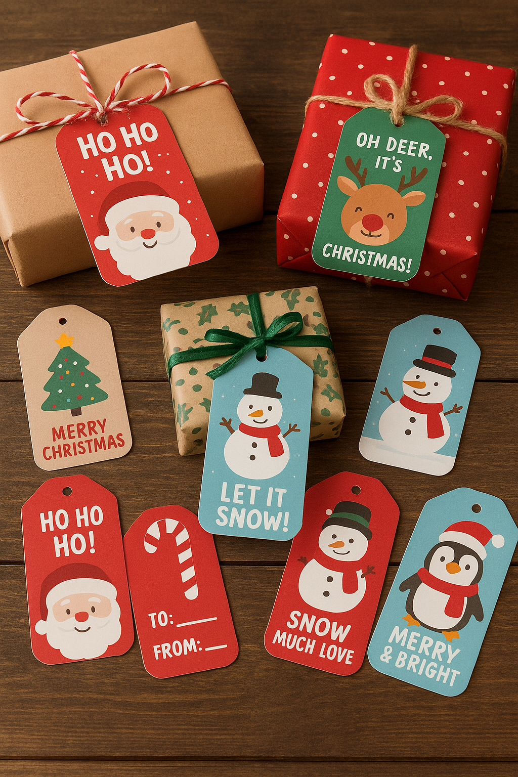 Quality Christmas gift Tags printable set #ChristmasGiftTags #HolidayPrintables #PrintableTags #DIYGiftWrap #SantaTags #ChristmasDecor #ChristmasCrafts #PrintableDownloads #ReindeerTags #SnowmanTags #GiftWrappingIdeas #PrintableHolidayTags #InstantDownloa