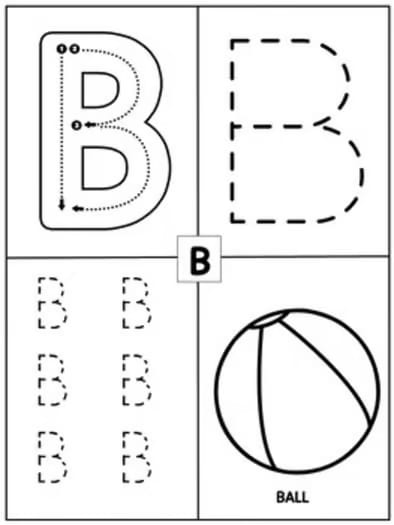 Preschool / Pre-K Morning Work Worksheets: Trace Alphabet Letters and Numbers