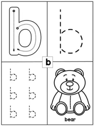 Preschool / Pre-K Morning Work Worksheets: Trace Alphabet Letters and Numbers