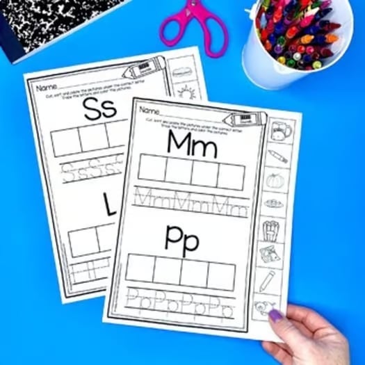 Beginning Sounds Unit - Initial Letter Sounds - Kindergarten Phonics CVC Words