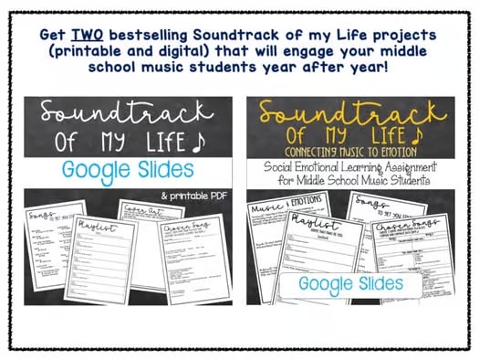 Soundtrack of my Life BUNDLE - SEL and Elements of Music Analysis