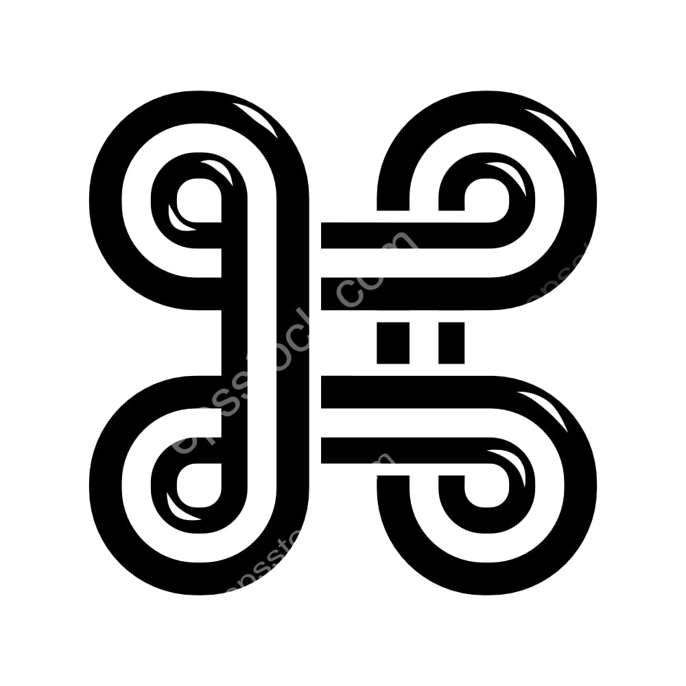 African sign Mpatapo Adinkra