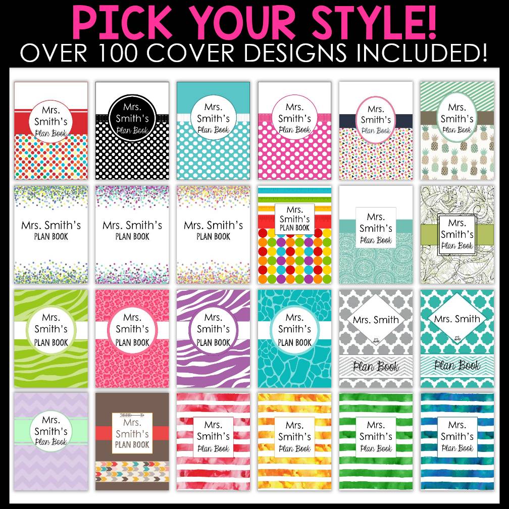 Editable Teacher Planner 2025-2026 | Digital & Printable Lesson Teacher Binder