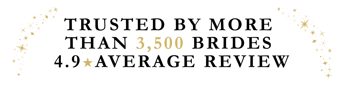 Trusted by over 3,500 brides with a 4.9 star average review – Bridal Love Vows wedding templates and stationery.