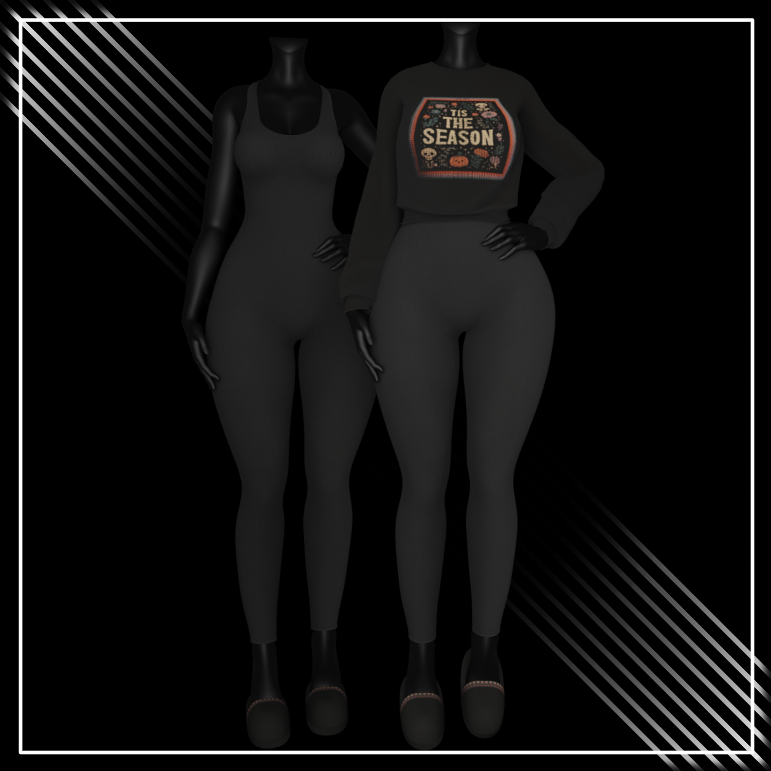 Comfy Halloween Set (Sweater, Bodysuit, and Slippers) - Payhip