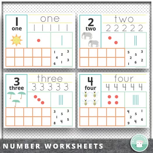 Number Sense Activity Worksheets