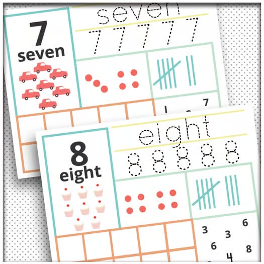Number Sense Activity Worksheets