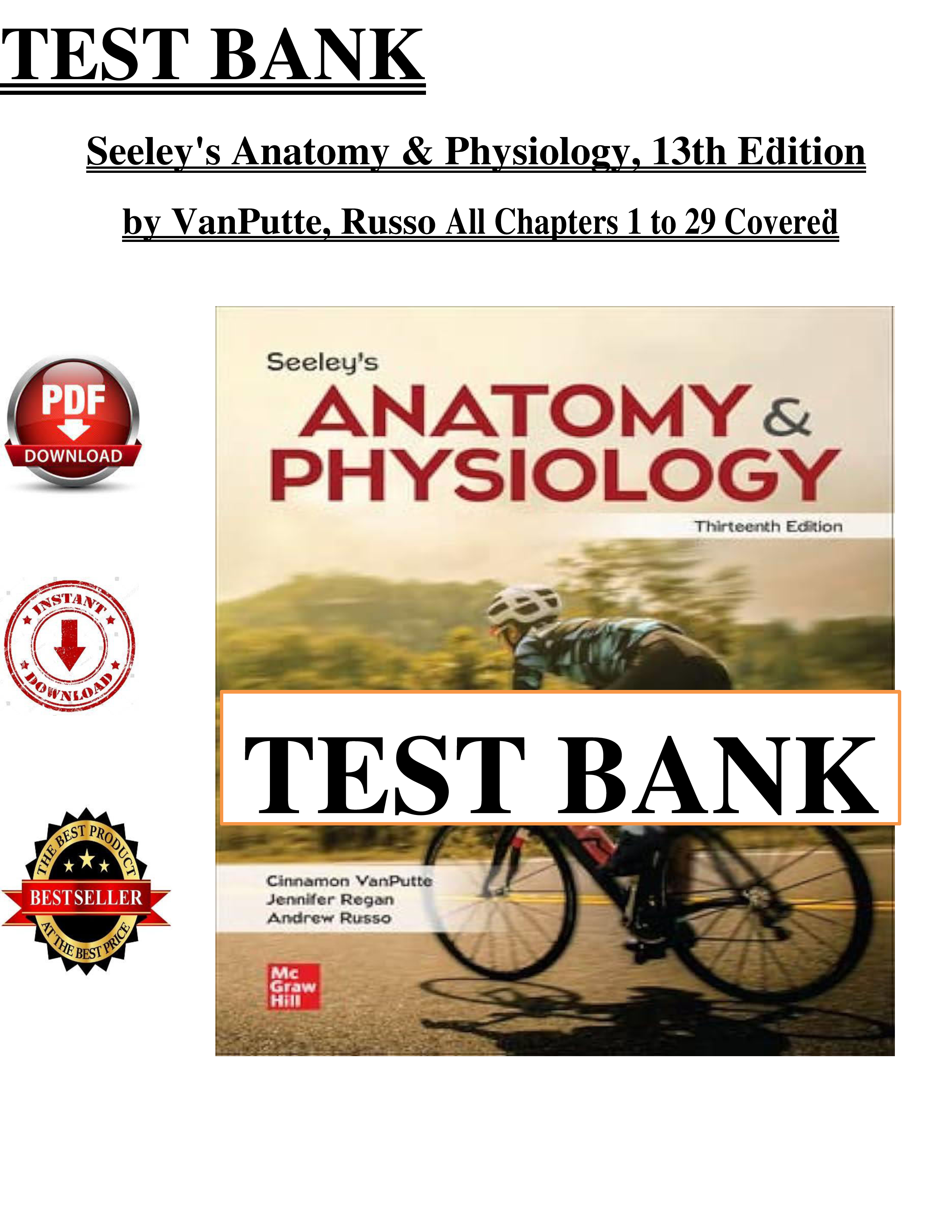 Test Bank – Seeley’s Anatomy & Physiology, 13th Edition | PDF - Payhip