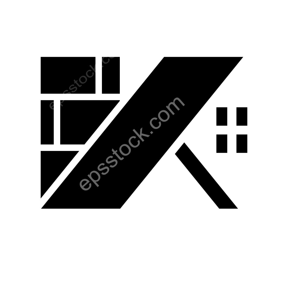 house logo in letter K shape