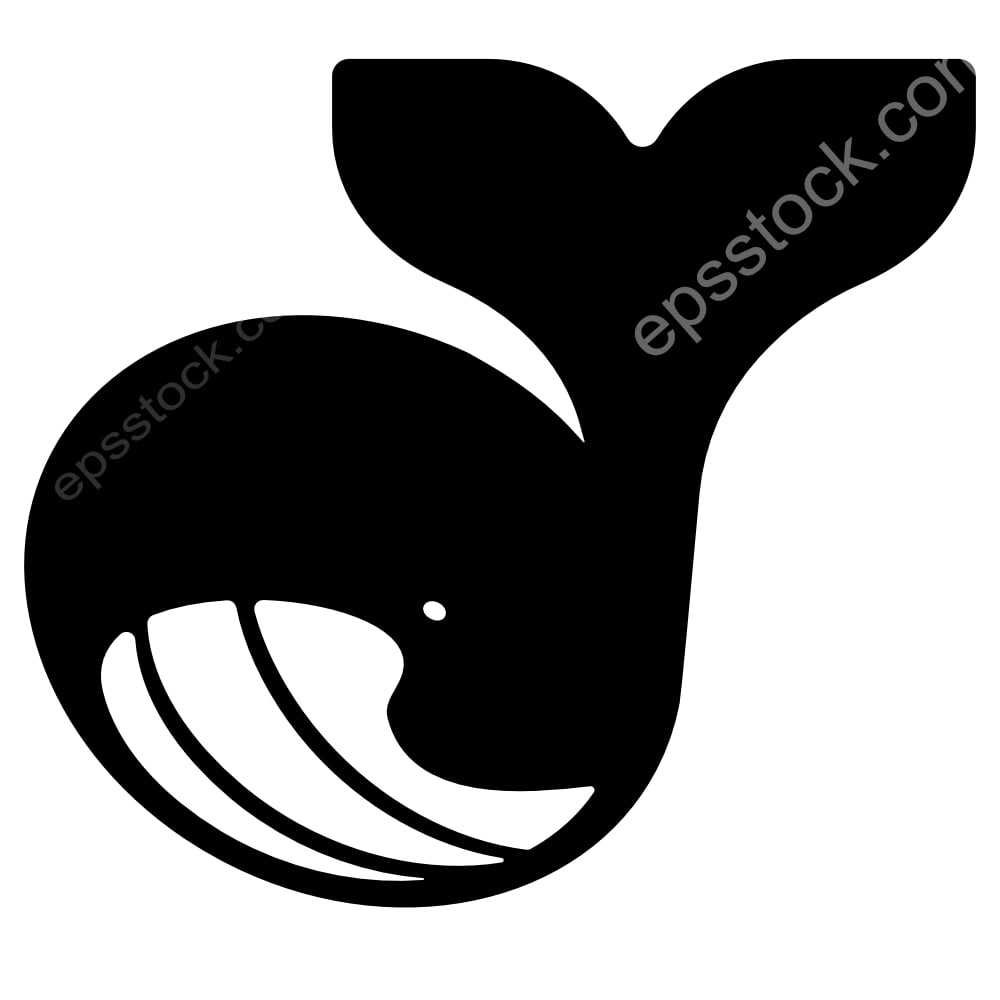 whale front view symbol