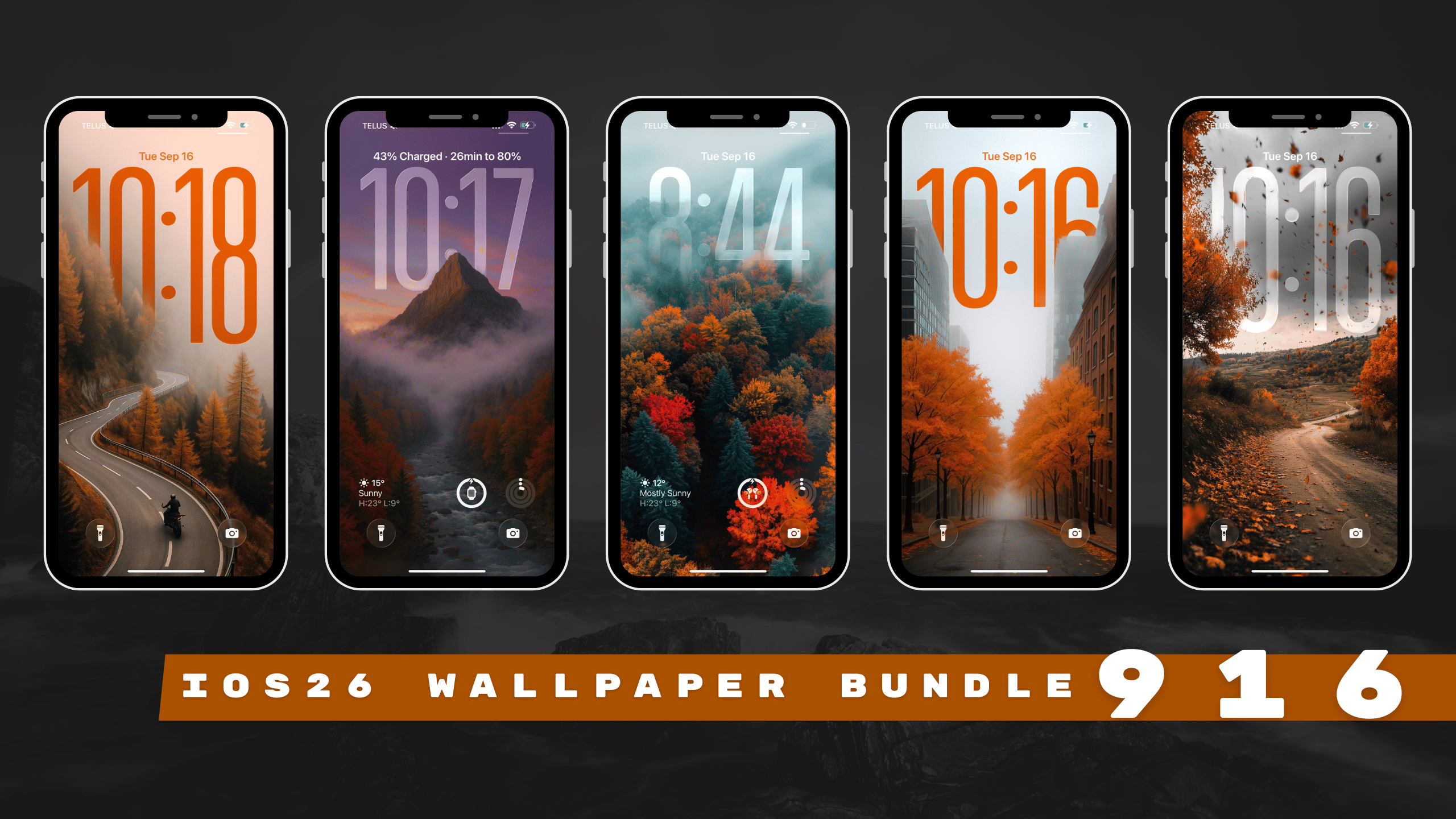 iOS26 Liquid Glass Wallpaper Pack 916 - Payhip