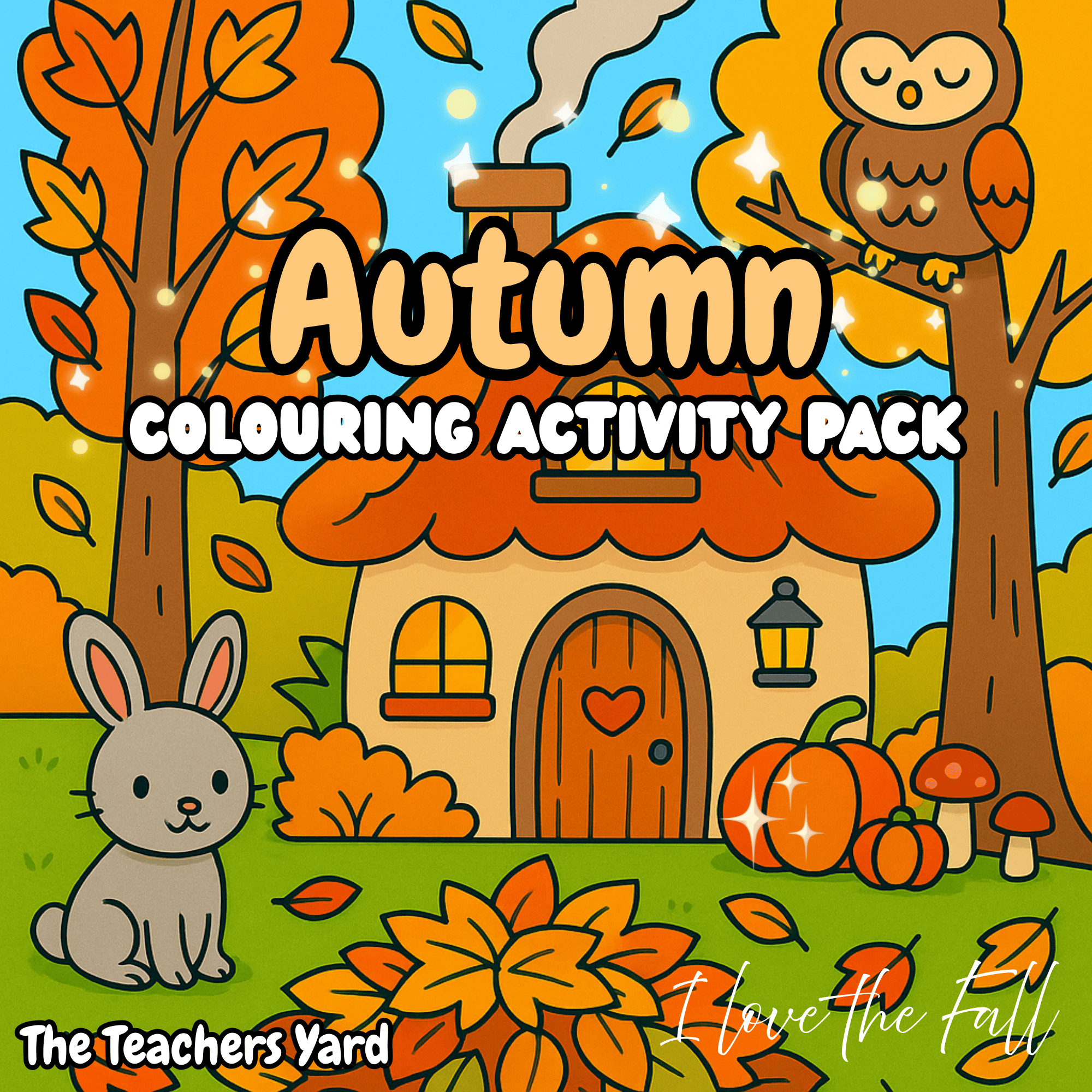 Autumn colouring activity pack | 10 pages - Payhip
