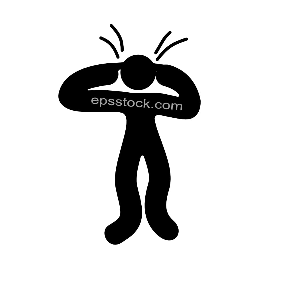 human figure showing ignorance