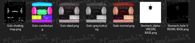 Texture previews in the file