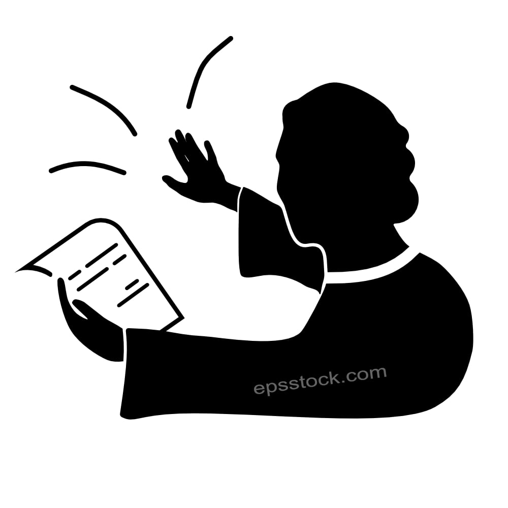 lawyer holding document in hand