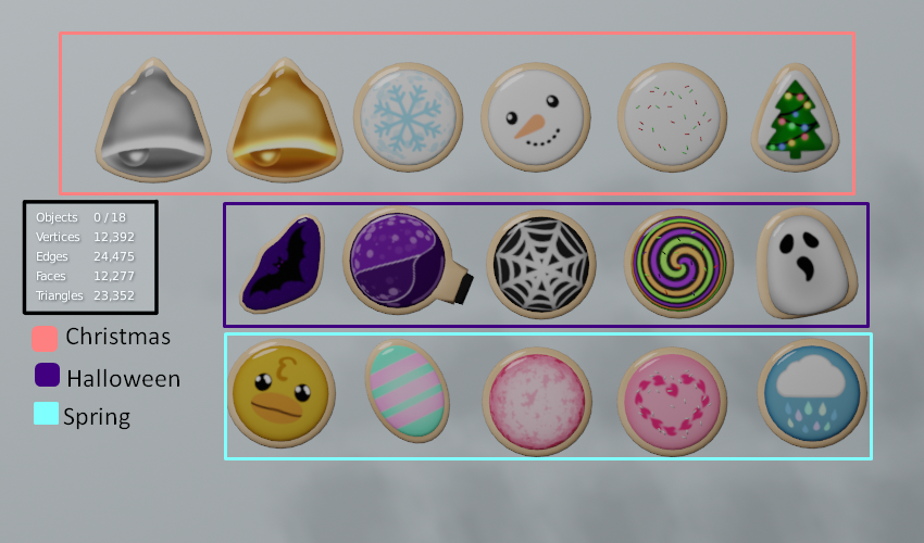 Seasonal Cookie Pack
