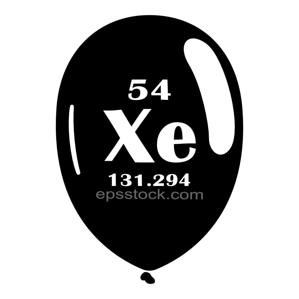 Xenon chemical symbol