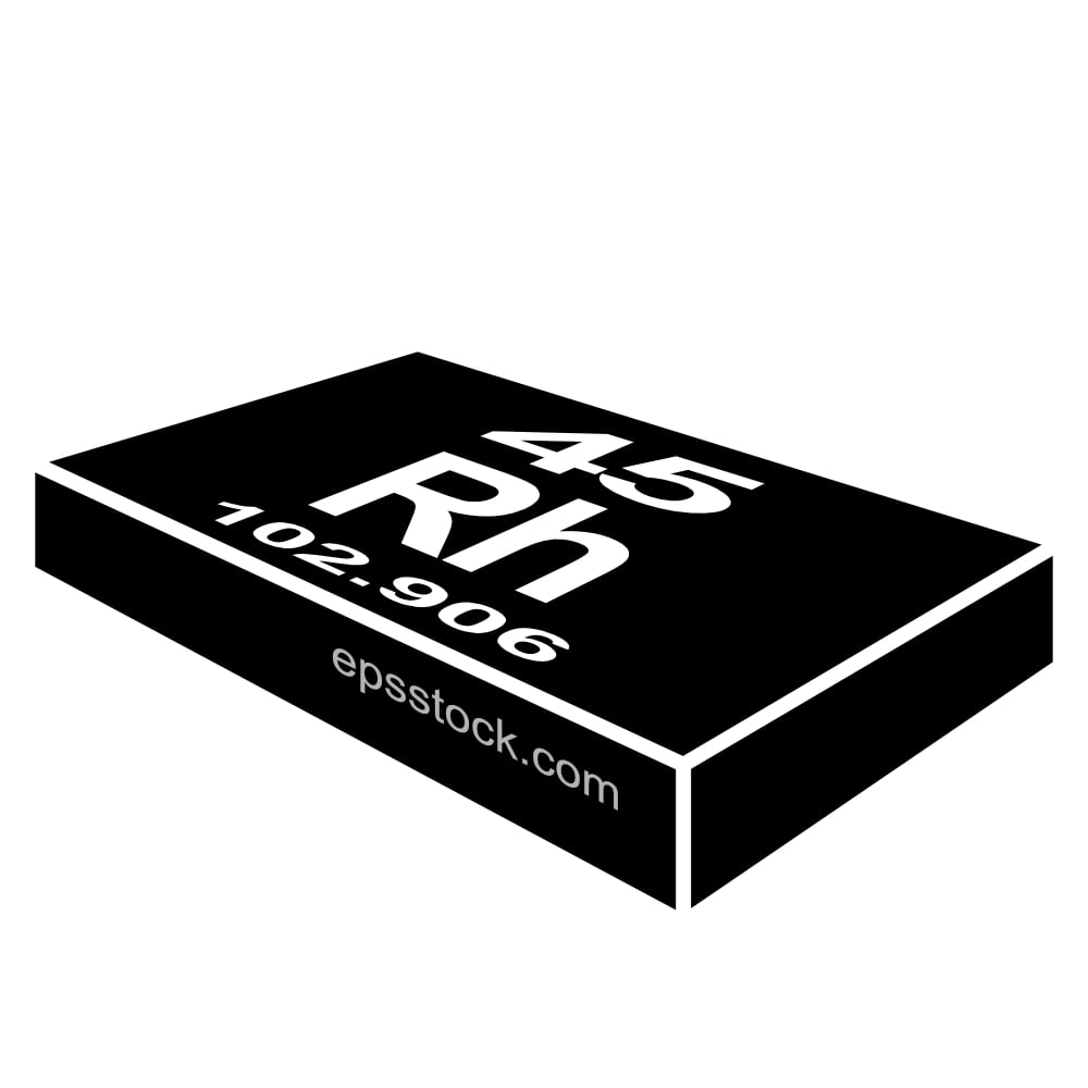 Rhodium chemical symbol