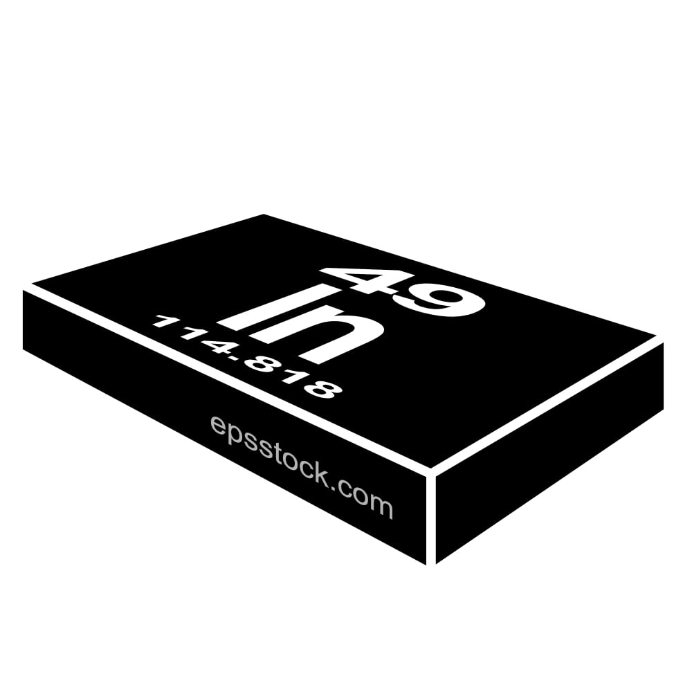Indium chemical symbol