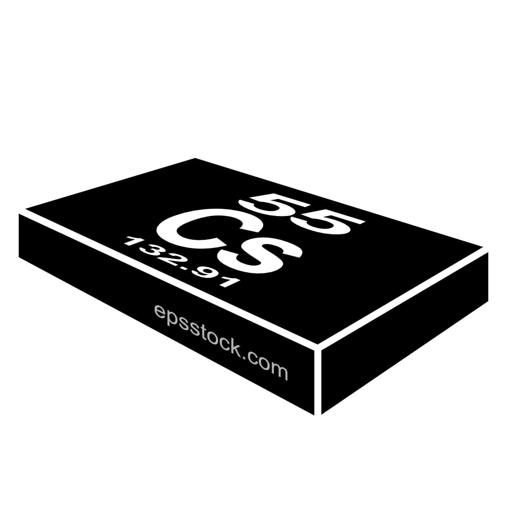 Cesium chemical symbol
