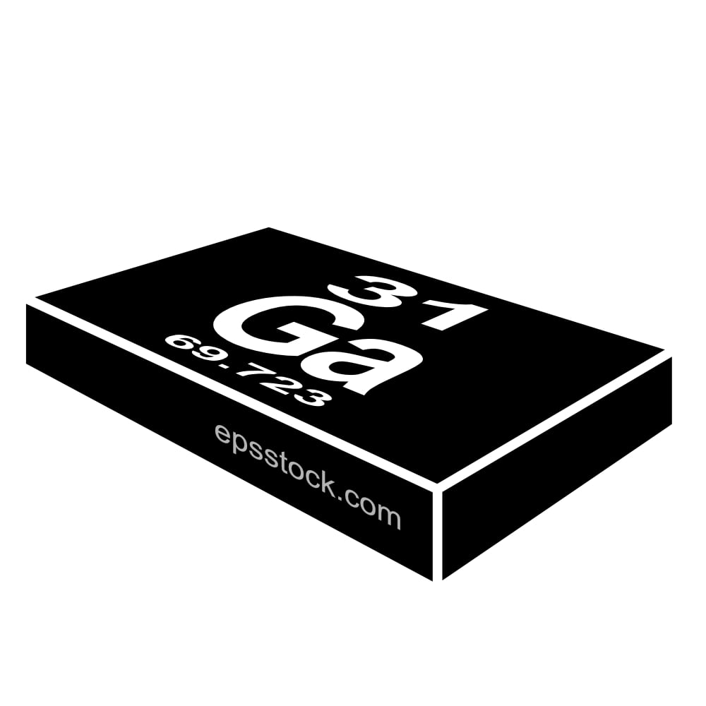 Gallium chemical symbol