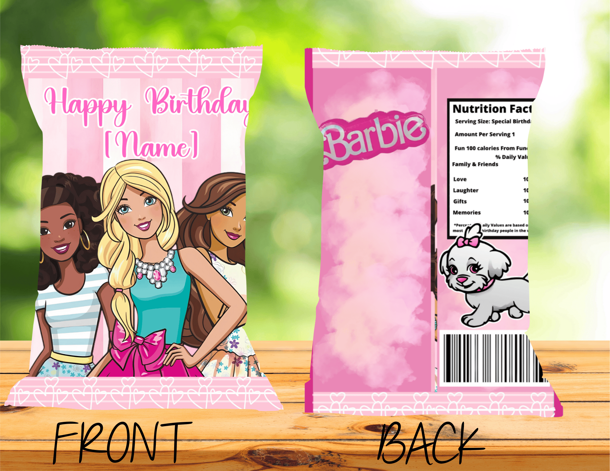 Barbie Party Favor Bundle w/ Mockup & Templates - Payhip