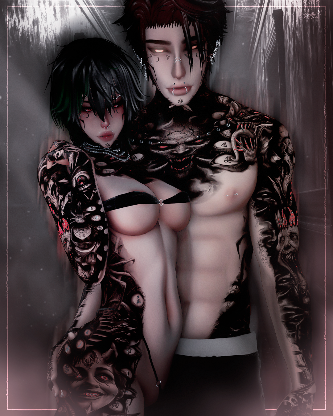 Blind demons.