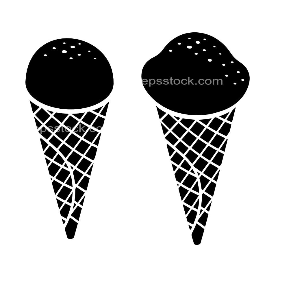 ice cream in cone