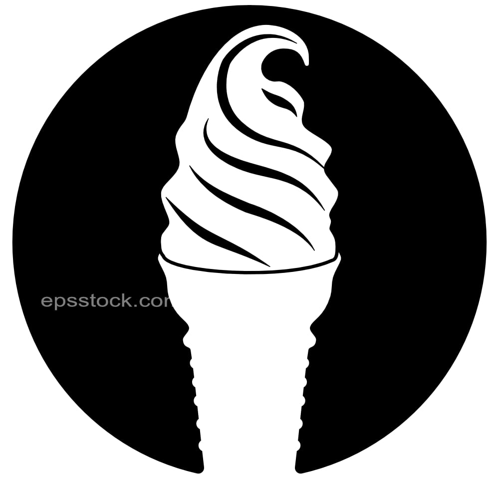 ice cream cone symbol