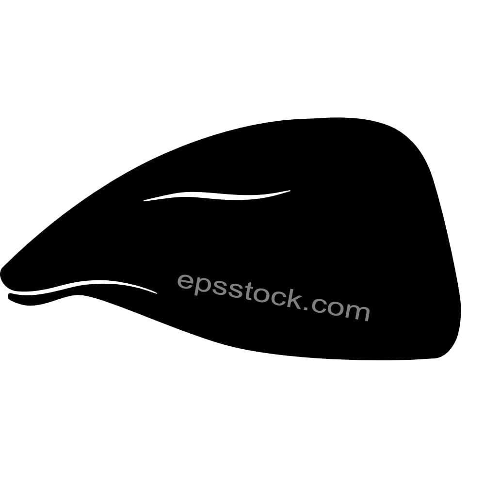 Flat cap symbol